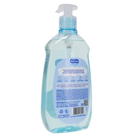 SABONETE LÍQUIDO INFANTIL BARUEL BABY PELE DELICADA PUMP 400ML 360-15