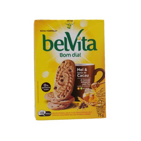 Biscoito Integral Belvita Mel/Cacau 75g 360-59