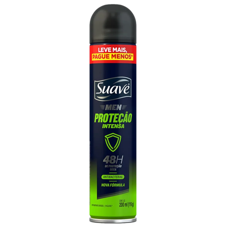 Desodorante aerosol suave 200ml protecao intensa