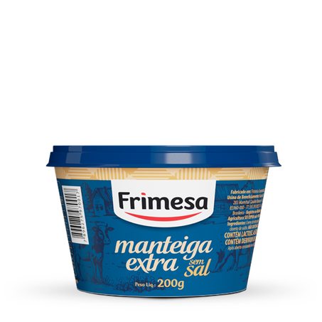 Manteiga Frimesa 200g Pote S/Sal
