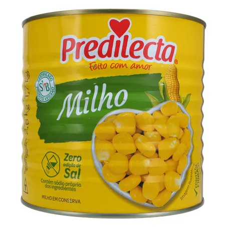 Milho verde predilecta lata 1,7kg 360-14
