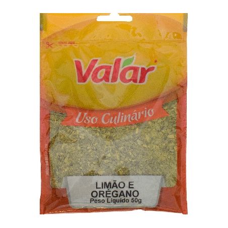 TEMPERO VALAR LIMAO E OREGANO 50G