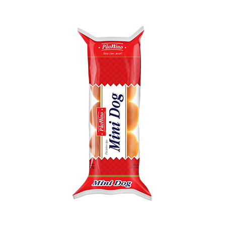 Pao Nino Mini Dog Leite 400g .