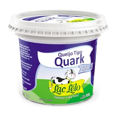 Queijo lac lelo tipo quark light 300g