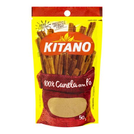 Tempero kitano 50g 100% canela em pó