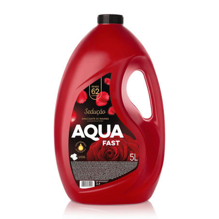 Amaciante Aquafast Vermelho Sedução 5l