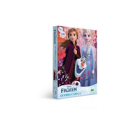 Brinq.quebra cabeca frozen 100pcs