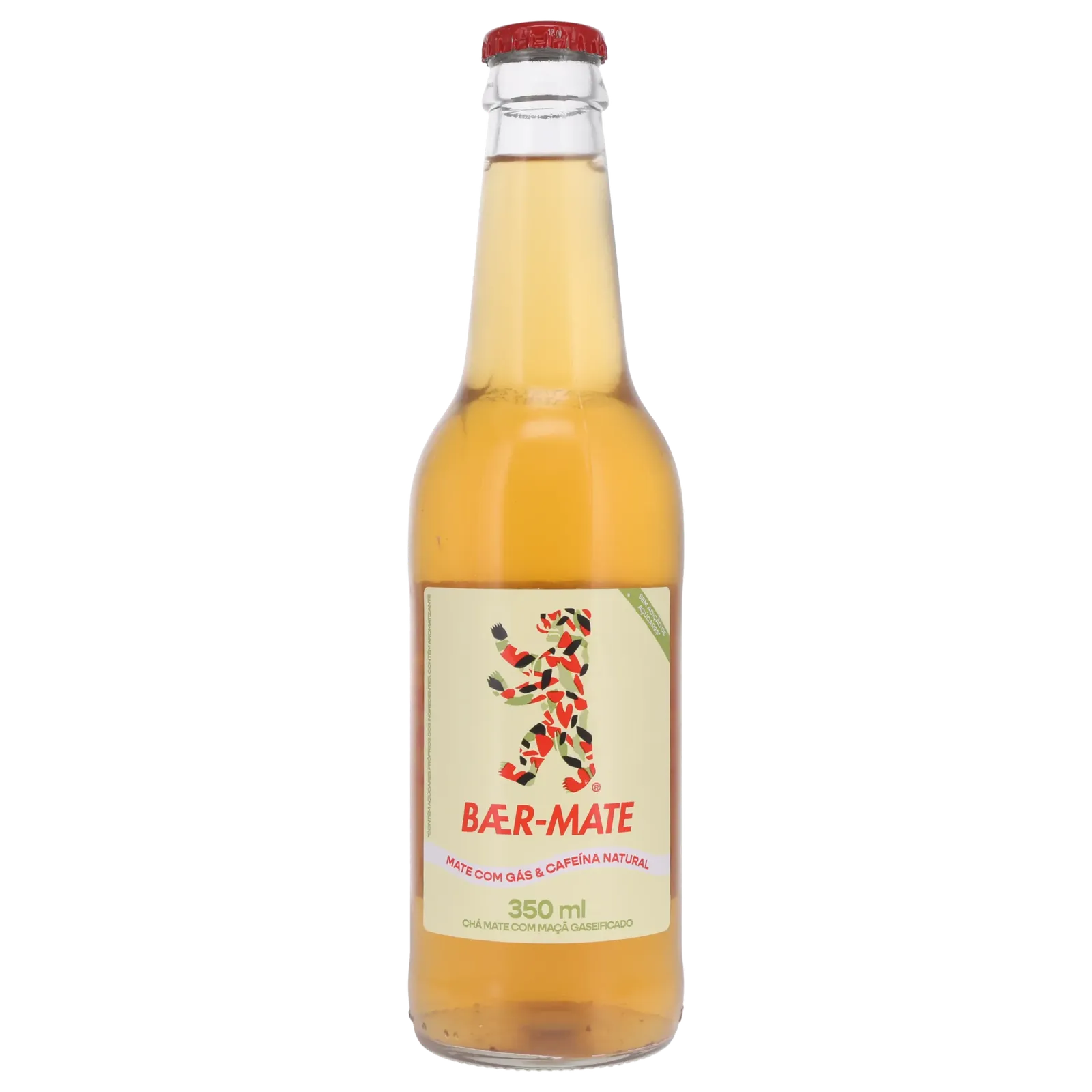 Chá Baer-Mate 350ml - Gaseificado - Long Neck