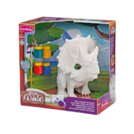 DINO TRICERATOPS PARA PINTAR BAMBOLA  