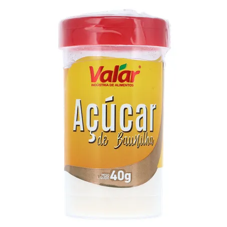 Acucar baunilha valar tubo 40g 360-0
