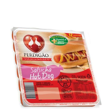 Salsicha perdigão hot dog 500g