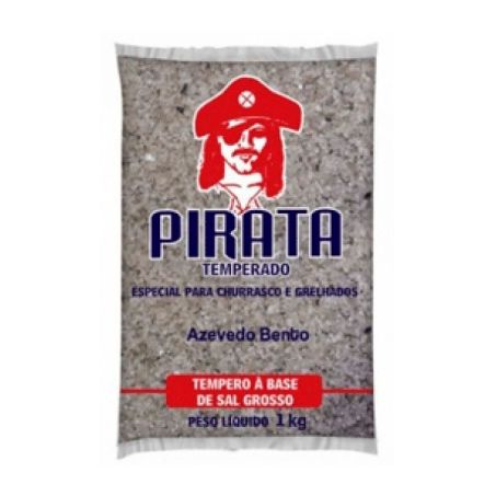 SAL P/CHURRASCO PIRATA TEMPERADO 1KG