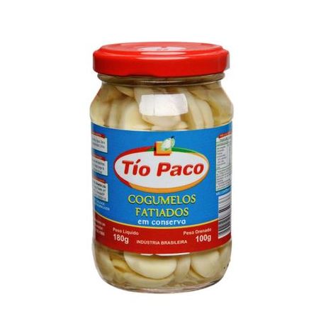 Cogumelo Champignon Tio Paco Fatiado