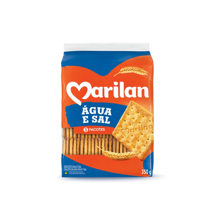 Biscoito Água e Sal Marilan 350G