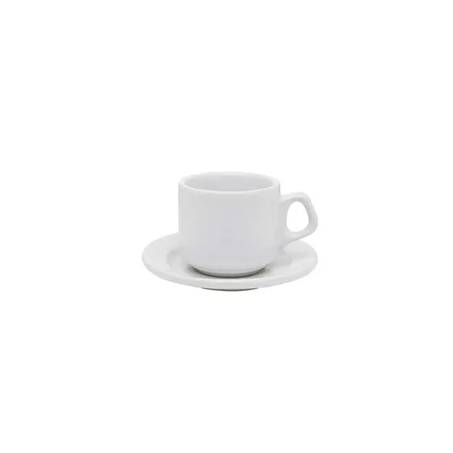 XÍCARA OXFORD COM PIRES CHÁ PLUS BIONA BRANCO 200ML