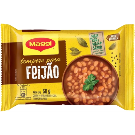 Tempero maggi 50g sabor feijão