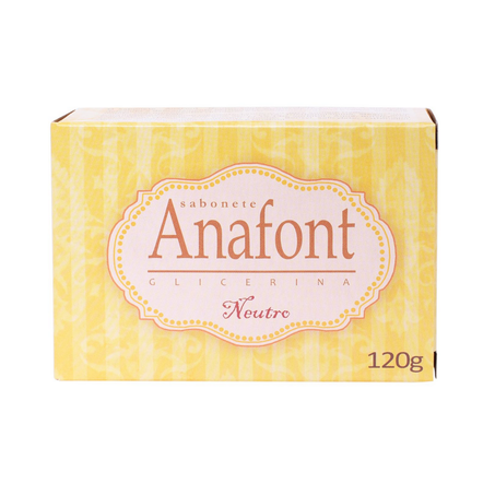 Sabonete barra 120g anafont glicerina neutro