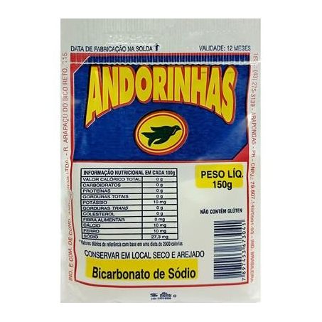 Bicarbonato Sodio Andorinhas 150g 