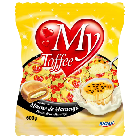 Balas my toffee leite maracuja 90g