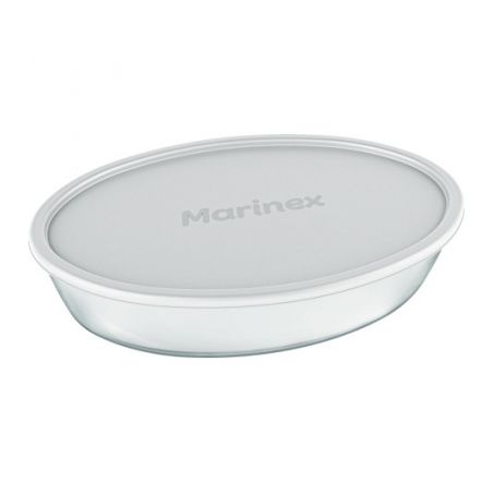 Assadeira Marinex 1,6 Litro - Oval com Tampa - Ref. 634325