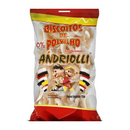 Biscoito Polvilho Andriolli 75g Tradicional
