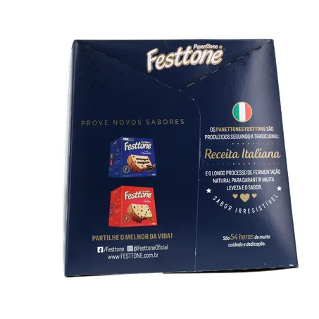 Panettone festtone duplo chocolate 400g 360-8