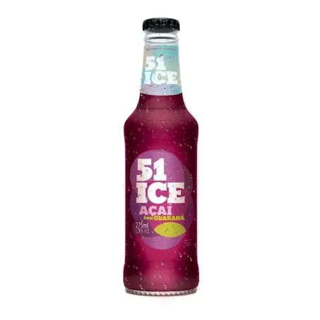 Bebida alcoolica ice 51 açaí com guaraná 275ml