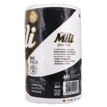 Papel Toalha Gran Chef Mili 200 Folhas 360-8
