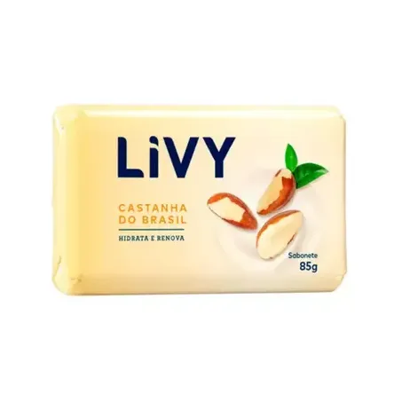Sabonete Livy Em Barra Castanha Do Brasil 85g 
 
