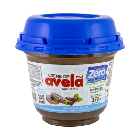 Creme de avela bom principio com cacau zero acucar 250g