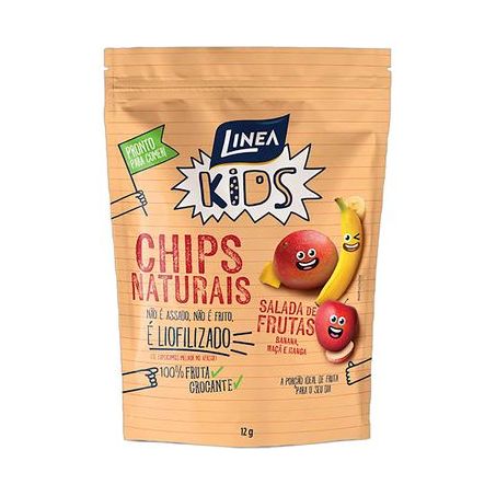 CHIPS NATURAIS LINEA 120G SALADA FRUTA 