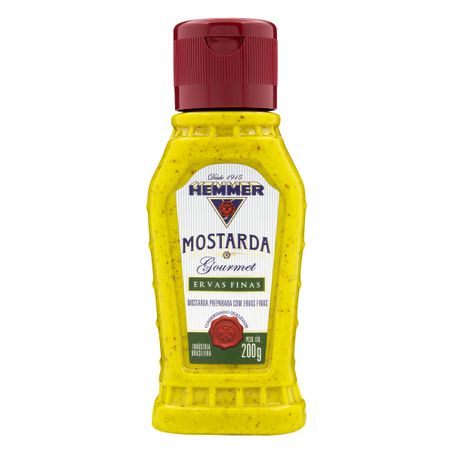 MOSTARDA AMARELA ERVAS FINAS HEMMER GOURMET