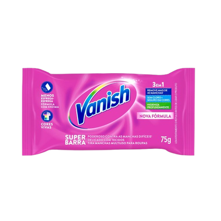 Tira manchas super barra vanish 75g