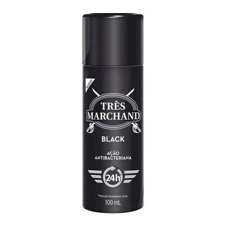 DESODORANTE TRES MARCHAND 100ML SPRAY BLACK