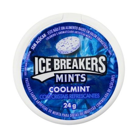 DROPS HERSHEYS ICE BREAKERS MINT COOLMINT 24G