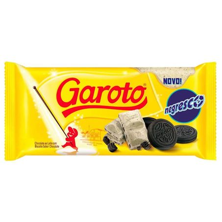 Choc Barra Garoto 80g Negresco
