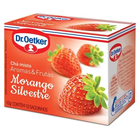 CHÁ DR. OETKER MORANGO SILVESTRE 10G