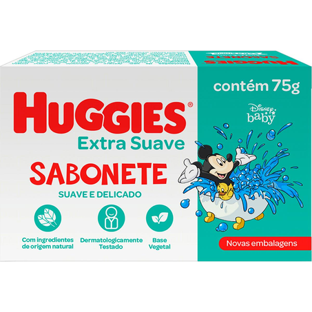Sabonete Huggies 75g - Extrassuave