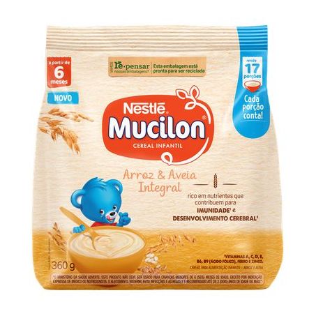 MUCILON NESTLE ARROZ E AVEIA 360G