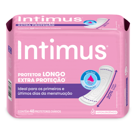 Protetor Diário sem Abas Longo Intimus Extra Prote