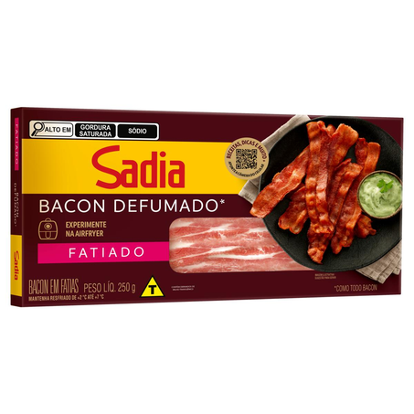 Bacon Sadia 250g - Fatiado