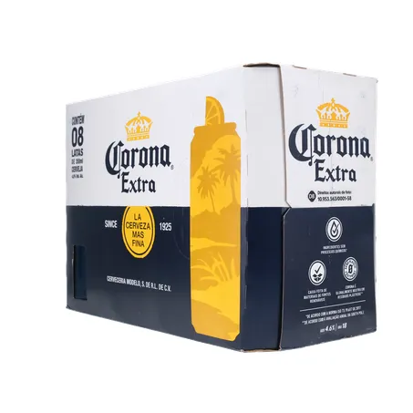 Cerveja corona 350ml lata c/8 und 360-23