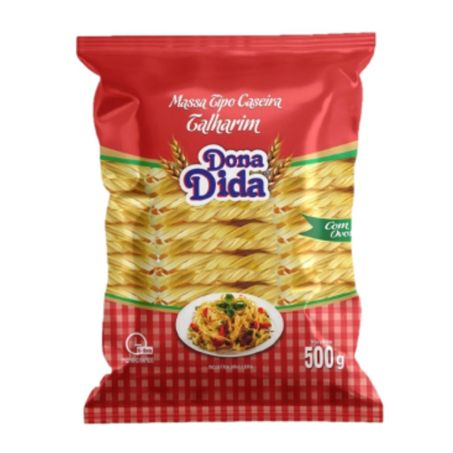 MASSA DONA DIDA CASEIRA COM OVOS  500G
