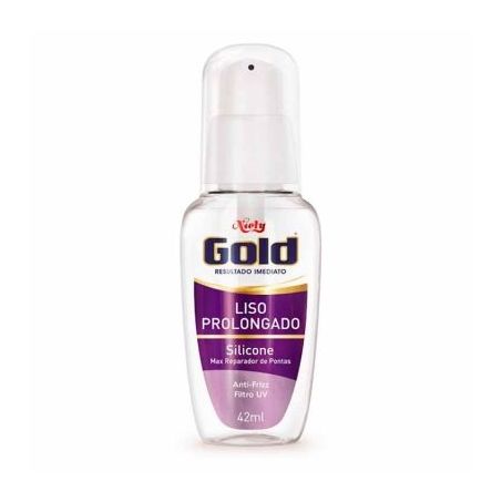 Silicone Niely Gold Reparador de Pontas Liso Prolongado Embalagem 42ML