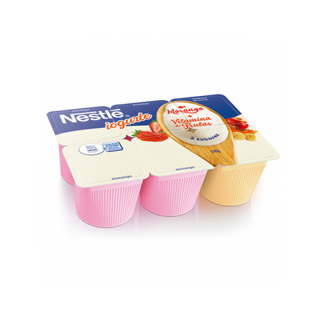Iogurte nestle 510g bandeja morango vitam