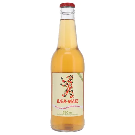 Chá Mate Baer-Mate com Gás Cafeína Natural 350ml