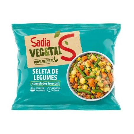Seleta legumes sadia vegetal cong 300g
