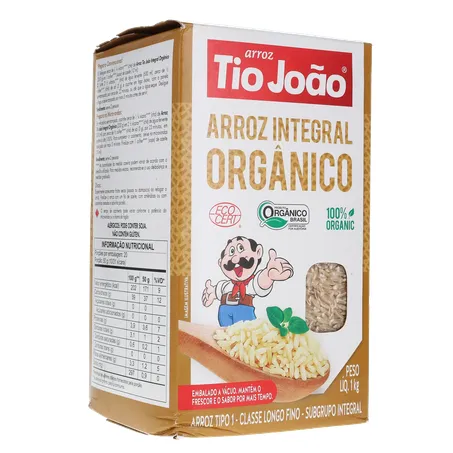 Arroz tio joao integral organico1kg 360-33