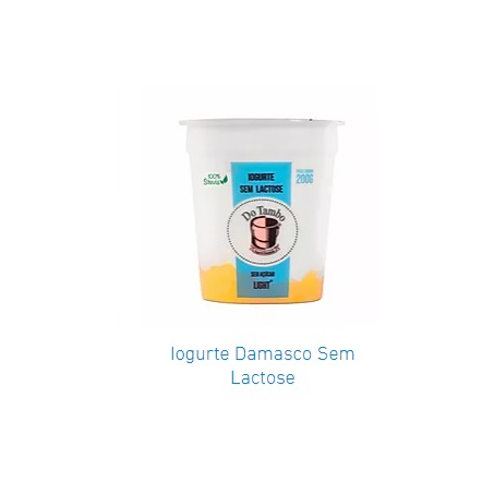 Iogurte do tambo 200g damasco sem lactose