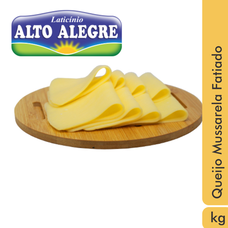 Queijo mussarela alto alegre fatiado kg